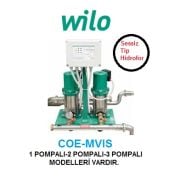 Wilo COE1-MVIS406  1.1kW 380V Tek Pompalı Paslanmaz Çelik Gövdeli Çok Kademeli Dikey Sessiz Paket Hidrofor