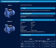 SUMAK SMT160/2-P    1.5 HP  380V    PASLANMAZ  ÇARKLI SANTRİFÜJ POMPA