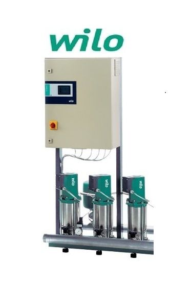 Wilo COE3-MVIS207  3x1.1kW 380V Üç Pompalı Paslanmaz Çelik Gövdeli Çok Kademeli Dikey Sessiz Paket Hidrofor