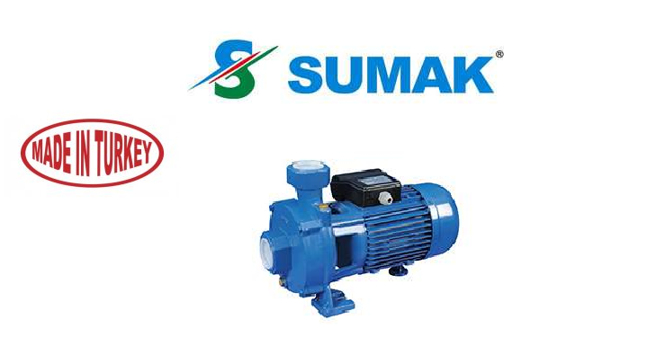 SUMAK SMKT 300/2 3,HP 380W  ÇİFT KADEMELİ SANTRİFÜJ POMPA