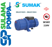 SUMAK SMJK 150/4 1.5 HP 220V DÖKÜM GÖVDELİ SESSİZ KADEMELİ JET POMPA