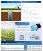 ALARKO JET D-JSWM-15M   1.5Hp 220v Döküm Gövdeli Kendinden Emişli Jet Pompa
