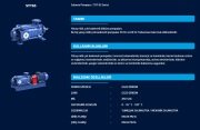 SUMAK  SYT 65/6    15kW 380V   YATAY MİLLİ KADEMELİ  POMPA (1450 d/d)