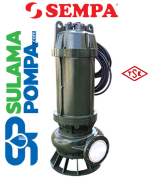 SEMPA DPT 80-315 HE 10 HP 380V AÇIK FANLI ATIK SU DALGIÇ POMPA