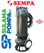 SEMPA DPT 80-315 HE 15 HP 380V AÇIK FANLI ATIK SU DALGIÇ POMPA