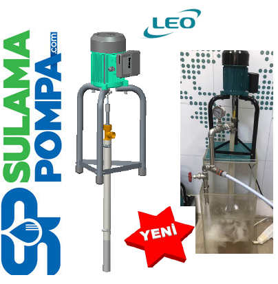 LEO FSP 750-25 1,HP 220V 25 MT EMİŞLİ BORULU TEMİZ SU POMPA