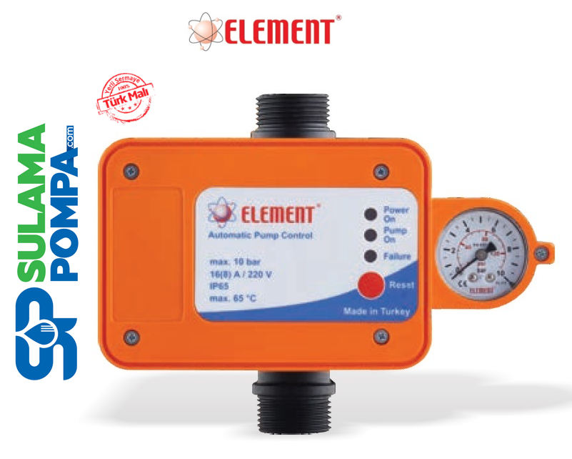 ELEMENT ELT PC1-CS 1 METRE FİŞLİ KABLOLU MANOMETRELİ HİDROMAT