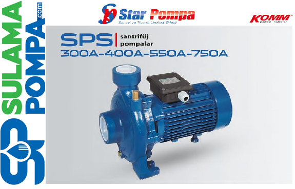 STAR SPS 300A M 3. HP 220W TEK KADEMELİ SANTRİFÜJ POMPA