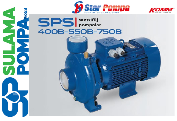 STAR SPS 550B T 5.5 HP 380W TEK KADEMELİ SANTRİFÜJ POMPA