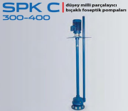 STAR SPK- C 300 T 3.HP 380V DÜŞEY MİLLİ BORULU PARÇALAYICI BIÇAKLI FOSEPTİK POMPA