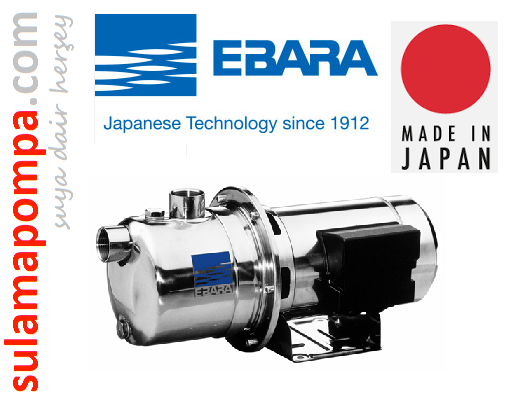 EBARA JEM 80 0.8 HP PASLANMAZ ÇELİK SANTRİFÜJ POMPA