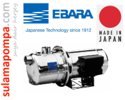 EBARA JEM 80 0.8 HP PASLANMAZ ÇELİK SANTRİFÜJ POMPA