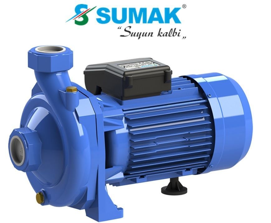 SUMAK, SMT220/1.5, 380V, 2.2HP, TEK KADEMELİ, SANTRİFÜJ POMPA