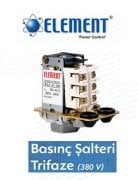 Element  ELT-4C     4-16 Bar Tahliyeli   Trifaze Basınç Şalteri