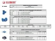 Element  ELT-4CO-3Y     4-16 Bar Tahliyeli Üç Yollu On/Off  Trifaze Basınç Şalteri