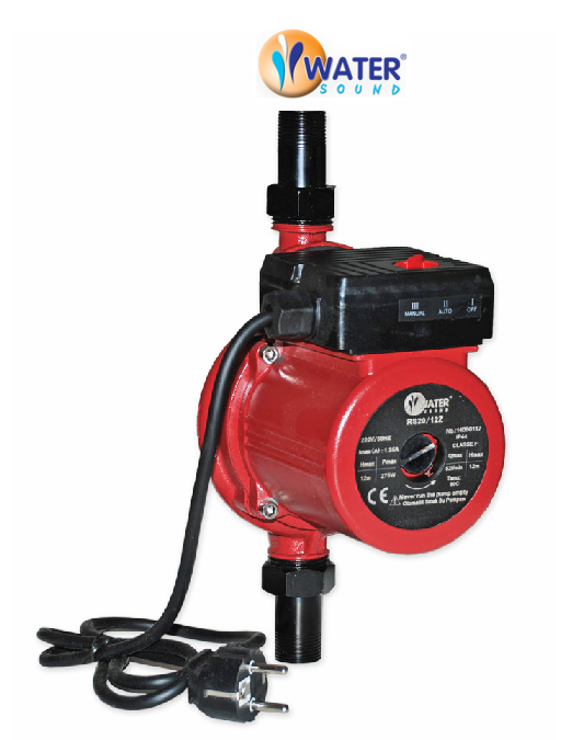 WATER WS-12 RS20/12Z 275W 220V ELEKTRONİK SİVİÇLİ SICAK SU POMPASI