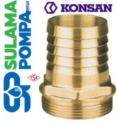 KONSAN 4'' PİRİNÇ HORTUM RAKORU