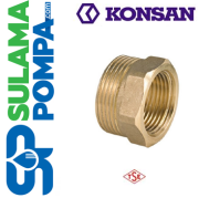 KONSAN 3/8''-1/4'' PİRİNÇ REDÜKSİYON