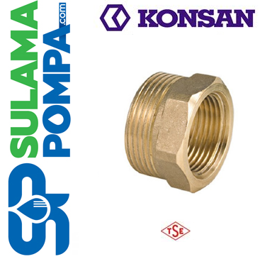 KONSAN 1/2''-1/4'' PİRİNÇ REDÜKSİYON