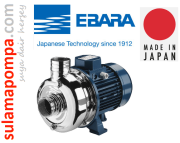 EBARA DWC V 500/1,5  2. HP 380W TEK KADEMELİ PASLANMAZ ÇELİK SANTRİFÜJ POMPA