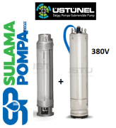 ÜSTÜNEL S4 P12 04/15 4.HP 380V DERİN KUYU DALGIÇ POMPA