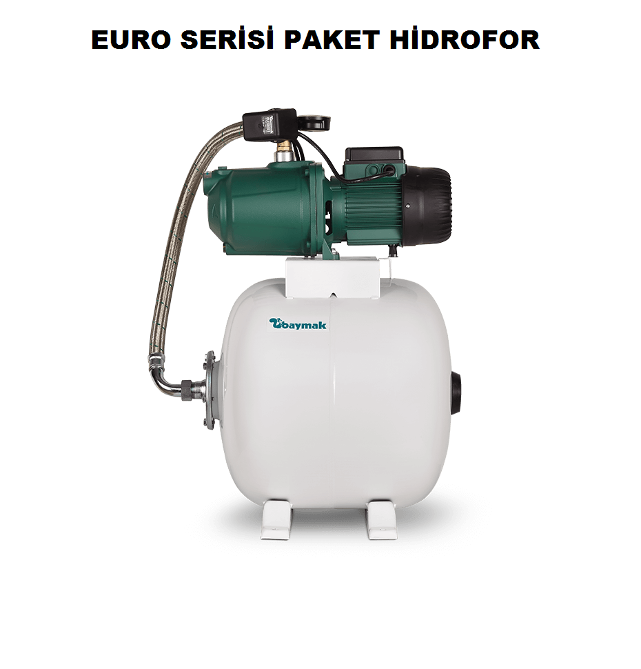 Dab Euro 40/50 M  1.1 Hp 220V  50 Lt. Tanklı Süper Sessiz Villa Hidroforu (4 kat-8 daire)