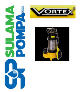 VORTEX VX 25 M 0.25 HP PASLANMAZ GÖVDELİ DALGIÇ POMPA