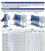 SUMAK, SHT12B-450/8, 4.5HP, 380V, ÇİFT POMPALI, DÜŞEY MİLLİ, KADEMELİ HİDROFOR
