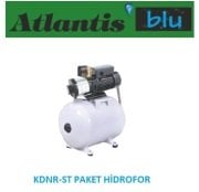 Atlantis Blu KDNR 4-6M-ST    2Hp 220V  Paslanmaz Çelik Fan ve Difüzörlü Yatık Çok Kademeli  Paket Hidrofor (SS 304) - Yatık Tanklı 50 litre Değişebilir Membranlı