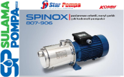 STAR SPINOX 906 T 3.HP 380V PASLANMAZ CEKETLİ NORYL ÇARKLI ÇOK KADEMELİ POMPA