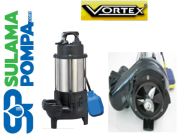 VORTEX CUTTER 300 T 3.HP 380W PARÇALAYICILI BIÇAKLI FOSEPTİK DALGIÇ POMPA