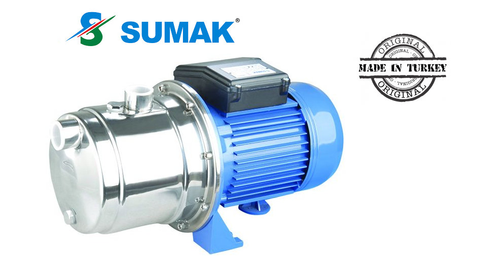 SUMAK SMINOX12/220-2 2.2 HP  KOMPLE PASLANMAZ SANTRİFÜJ POMPA