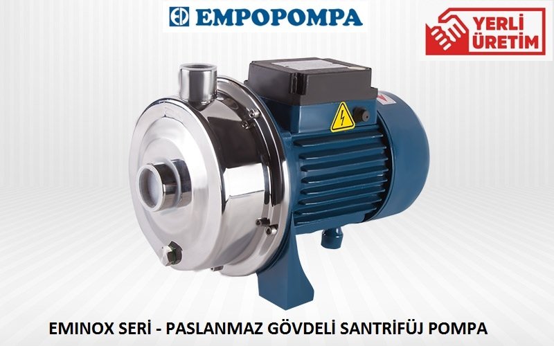 Empo  EMINOX-A  150 T     1.5Hp 380V   Paslanmaz Gövdeli Santrifüj Pompa