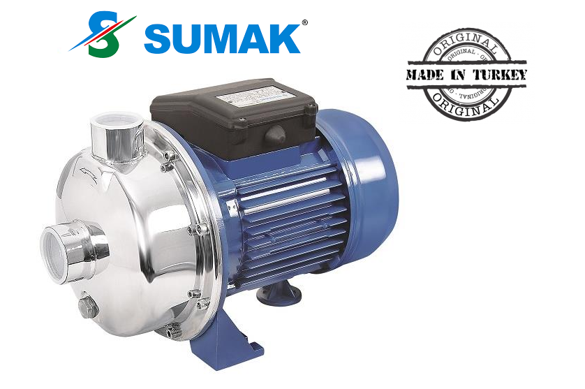 SUMAK SMINOX/K-150/2T 1.5 HP 380W  PASLANMAZ SANTRİFÜJ POMPA