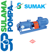 SUMAK SYT 50/3 25.HP 380V 2900dd YATAY MİLLİ KADEMELİ POMPA