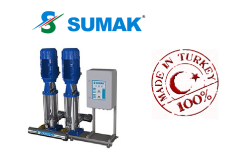 SUMAK SHTP16 B 750/14 7,5 HP 380W ÇİFT POMPALI KOMPLE PASLANMAZ HİDROFOR