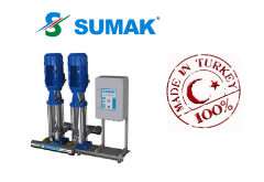 SUMAK SHTP8 C 400/12 4, HP 380W ÜÇ POMPALI KOMPLE PASLANMAZ HİDROFOR