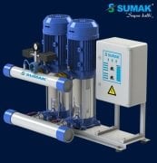 Sumak SHT6B  100/6   2X0.75 kW  380V  İki Pompalı Düşey Milli Kademeli Hidrofor