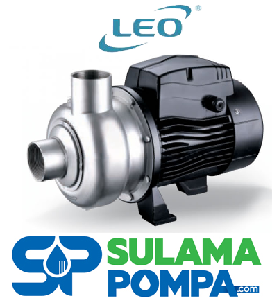 LEO ABK 100D 1.HP 220V PASLANMAZ ÇELİK SANTRİFÜJ POMPA