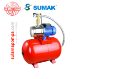 SUMAK SMINOXH 150/4 1.5 HP PASLANMAZ SANTRİFÜJ POMPALI PAKET HİDROFOR