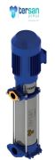 TERSAN, TH 8-6, 2HP, 380V,  TEKLİ,  DÜŞEY MİLLİ, ÇOK KADEMELİ MOTOPOMP