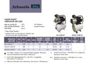 Atlantis Blu MIX 7-1.5/5KM-ST    2Hp 220V  Hazır  Paket Hidrofor  - Yatık Tanklı 50 Litre Değişebilir Membranlı