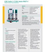 Wilo COE2-Helix V 1009-1/16/E/S/4 kW  380V  İki Pompalı Paslanmaz Çok Kademeli Yüksek Verimli Dikey Hidrofor