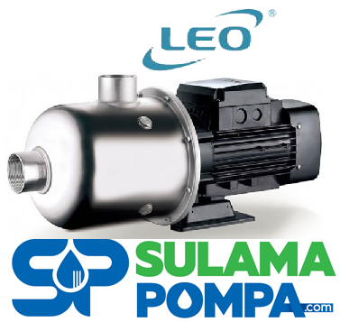 LEO EDHM4-50  1.5 HP 220V PASLANMAZ ÇELİK ÇOK KADEMELİ SANTRİFÜJ POMPA