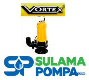 VORTEX W 750B 10.HP 380V AÇIK FANLI PİS SU FOSEPTİK DALGIÇ POMPA