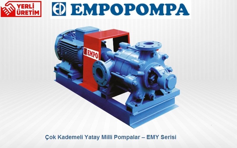 Empo  EMY-40/04        3 Hp  380V   Yatay Milli Çok Kademeli Santrifüj Pompa (1500 dev./dak.)