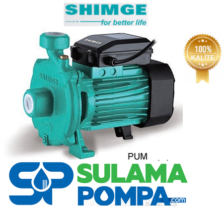 SHIMGE PUM 400 0.75,HP 220V TEK KADEMELİ SICAK SU SANTRİFÜJ POMPA