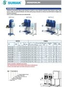 Sumak SHT16B  750/7   2X5.5 kW  380V  İki Pompalı Düşey Milli Kademeli Hidrofor