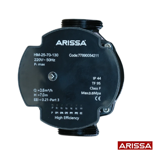 ARISSA HM-25-70-130 11/2''  (130mm) FREKANS KONVERTÖRLÜ SİRKÜLASYON POMPA