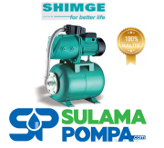 SHIMGE SGJW75+20 LT TANK 1.HP 220V YATAY TANKLI PAKET HİDROFOR
